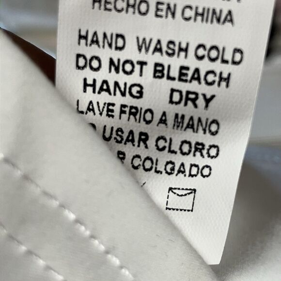 Stile Collection‎ Shirt Womens Medium White Square Neck Layering Top Basic - Picture 8 of 9